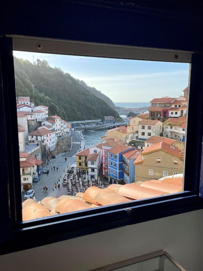 Casa De Pescadores Con Vistas Al Mar Cudillero Exteriör bild