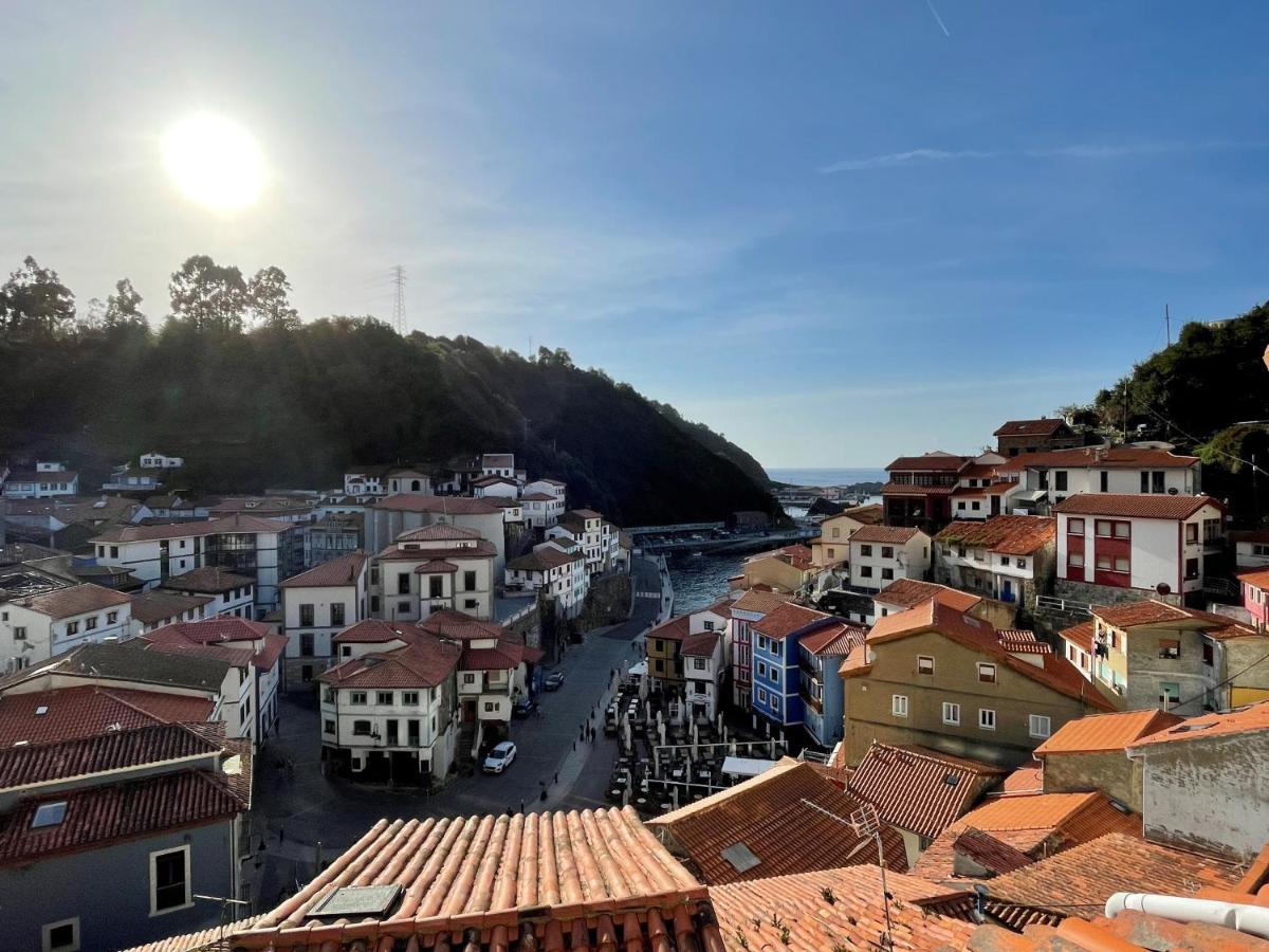Casa De Pescadores Con Vistas Al Mar Cudillero Exteriör bild